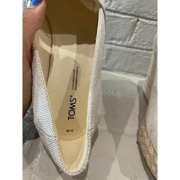 TOMS Michelle Wedge Pump NWOT 11 - Picture 5 of 9